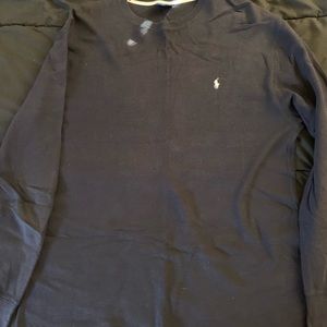Long sleeve crew neck Polo shirt